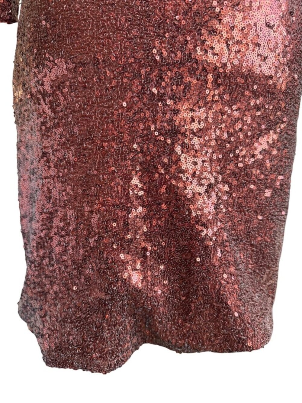 NEW Banana U.S.A. Women Brown Sequin Cocktail Prom Formal Boutique Dress 8/10 - Picture 7 of 9